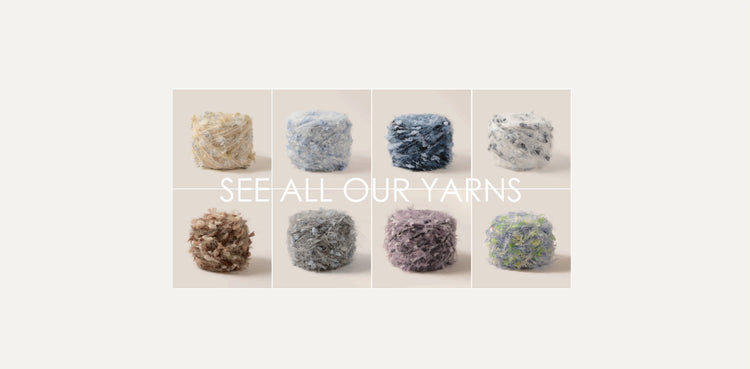Hand-blended yarns inspired by nature — soft fibers in mixed colours, crafted with care at Liora Yarn Studio